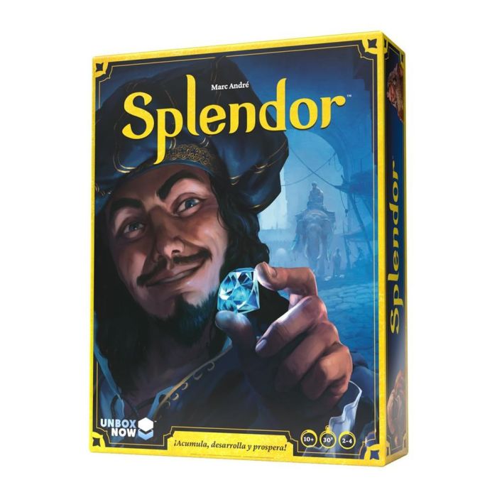 Space Cowboys SCSPL01ES Splendor, Juego de Mesa de Estrategia para 2 a 4 Jugadores, 30 Min, Edad +10, Edición Actualizada Space Cowboys SCSPL01ES Splendor, Juego de Mesa de Estrategia para 2 a 4 Jugadores, 30 Min, Edad +10, Edición Actualizada