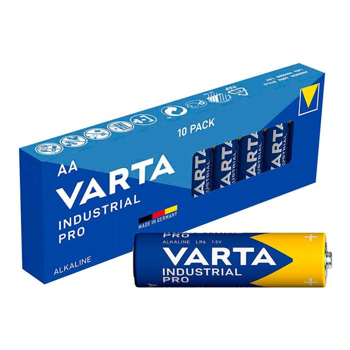 Pila alkalina industrial pro aa - lr06 caja 10 unidades ø14,5x50,5mm Pila alkalina industrial pro aa - lr06 caja 10 unidades ø14,5x50,5mm