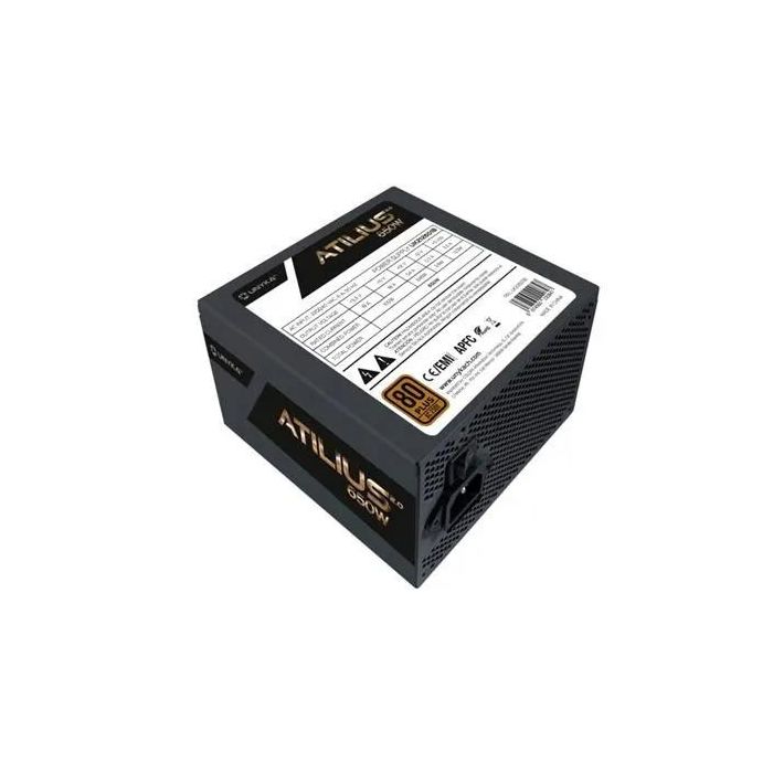 Fuente Alimentación Unykach Atilius 2.0 650W 80+ Bronze ATX Negro 2