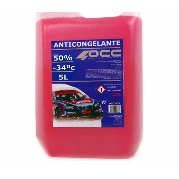 Anticongelante OCC Motorsport 50% Orgánico Rosa (5 L)