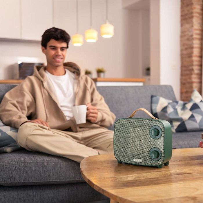 Termoventilador Portátil Cecotec 1550 Ceramic Aura 1500 W Verde 2