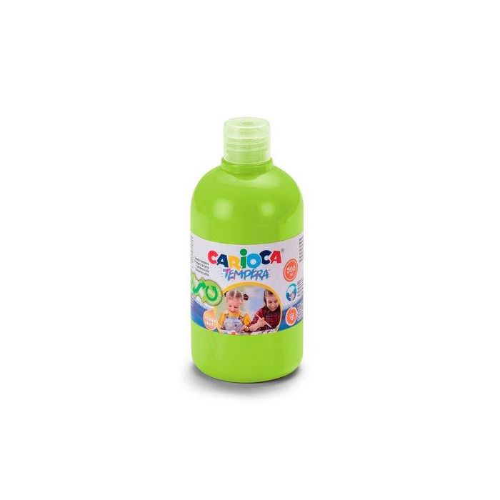 Tempera Carioca Liquida 500 Ml (Botella) Verde Claro