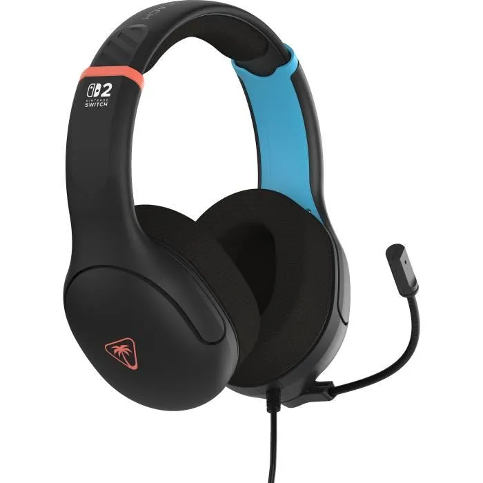 Turtle Beach Auriculares para juegos con cable Airlite Fit - Nintendo Switch 2 - Negro carbón 2 Turtle Beach Auriculares para juegos con cable Airlite Fit - Nintendo Switch 2 - Negro carbón 2