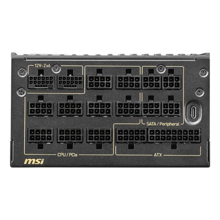 MSI MEG Ai1600T PCIE5 unidad de fuente de alimentación 1600 W 24-pin ATX ATX Negro 5 MSI MEG Ai1600T PCIE5 unidad de fuente de alimentación 1600 W 24-pin ATX ATX Negro 5