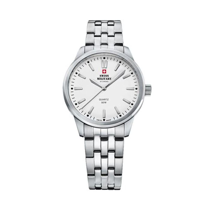 Reloj Hombre Swiss Military Chrono SMP36010.02 Plateado Reloj Hombre Swiss Military Chrono SMP36010.02 Plateado