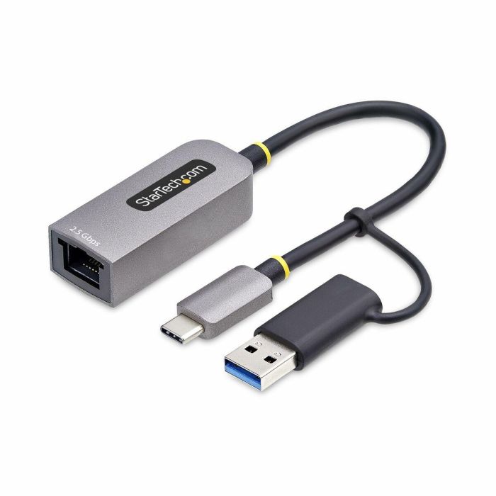 Cable USB Startech U2GA-USB-C-ETHERNET Gris Cable USB Startech U2GA-USB-C-ETHERNET Gris