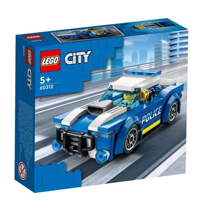 LEGO 60312 Coche de Policía LEGO City con Minifigura de Agente de Policía, Set de Construcción de Juguete para Niños y Niñas +5 Años 1