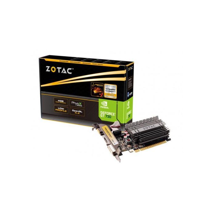Zotac ZT-71115-20L Tarjeta Gráfica NVIDIA GeForce GT 730 4 GB GDDR3 2