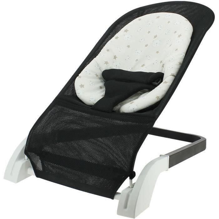 Nania NAN3507460238167 Hamaca Valentine 0-6 meses - 9 kg máx. - Pies estables - Arnés 3 puntos - Fabricada en Francia