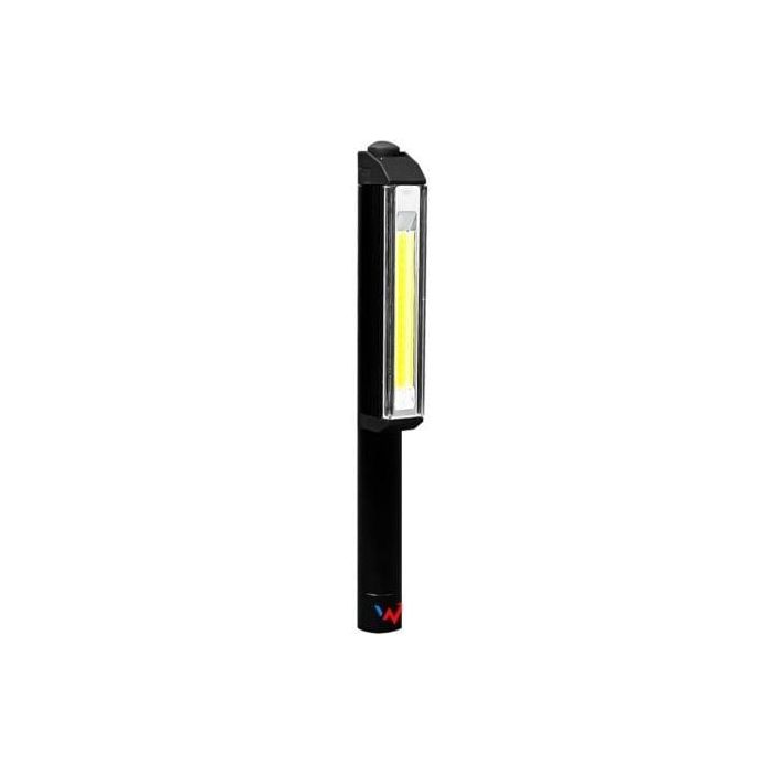 Wonder WT2001P Linterna de Trabajo Profesional COB LED Magnética e Impermeable IP44, 200 Lúmenes, funciona con 3 Pilas AAA, con Clip de Bolsillo Wonder WT2001P Linterna de Trabajo Profesional COB LED Magnética e Impermeable IP44, 200 Lúmenes, funciona con 3 Pilas AAA, con Clip de Bolsillo