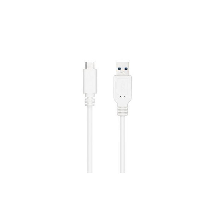 Cable USB-C a USB NANOCABLE 10.01.4000-W Blanco 50 cm (1 unidad) Cable USB-C a USB NANOCABLE 10.01.4000-W Blanco 50 cm (1 unidad)