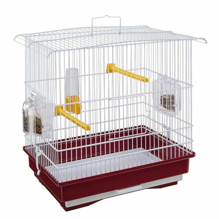 Jaula para Pájaros Ferplast Giusy Rojo Blanco 0 Jaula para Pájaros Ferplast Giusy Rojo Blanco 0