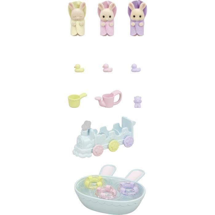 Figuras en miniatura - SYLVANIAN FAMILIES - 5707 - Los trillizos Creme Rabbit y accesorios de baño 1 Figuras en miniatura - SYLVANIAN FAMILIES - 5707 - Los trillizos Creme Rabbit y accesorios de baño 1