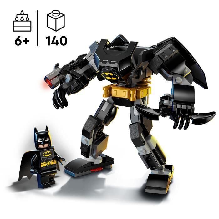 LEGO 76270 Armadura Robótica de Batman, Meca Articulado con Minifigura, Cabina Abatible, Batarang y Lanzador 1 LEGO 76270 Armadura Robótica de Batman, Meca Articulado con Minifigura, Cabina Abatible, Batarang y Lanzador 1