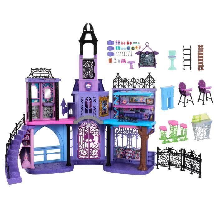 Casa de muñecas embrujada Monster High, más de 35 accesorios - Monster High - HLP88 Casa de muñecas embrujada Monster High, más de 35 accesorios - Monster High - HLP88