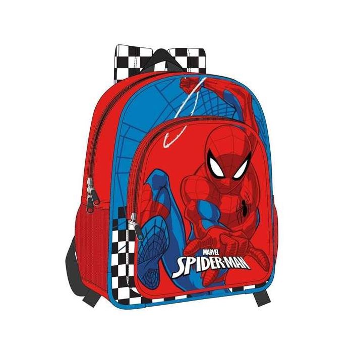 Mochila Escolar Spider-Man Rojo 40 x 37 x 30 cm 2