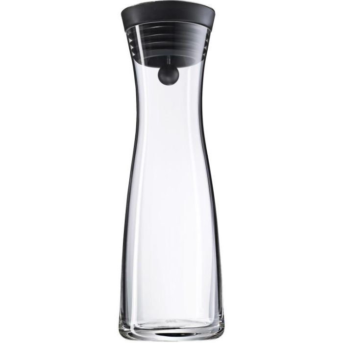 WMF Basic - Wasserkaraffe 1 L, Schwarz, Transparent 0 WMF Basic - Wasserkaraffe 1 L, Schwarz, Transparent 0