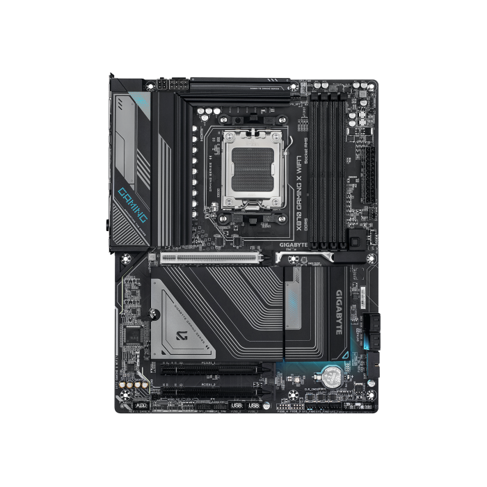 Gigabyte Placa Base X870 GAMING X WIFI7 - Compatible con AMD Ryzen 9000, 16+2+2 fases VRM, DDR5 hasta 8000MHz, Wi-Fi 7, 2.5GbE LAN, USB 3.2 Gen 2x2, Ref. 9MX87GX7-00-10 1 Gigabyte Placa Base X870 GAMING X WIFI7 - Compatible con AMD Ryzen 9000, 16+2+2 fases VRM, DDR5 hasta 8000MHz, Wi-Fi 7, 2.5GbE LAN, USB 3.2 Gen 2x2, Ref. 9MX87GX7-00-10 1