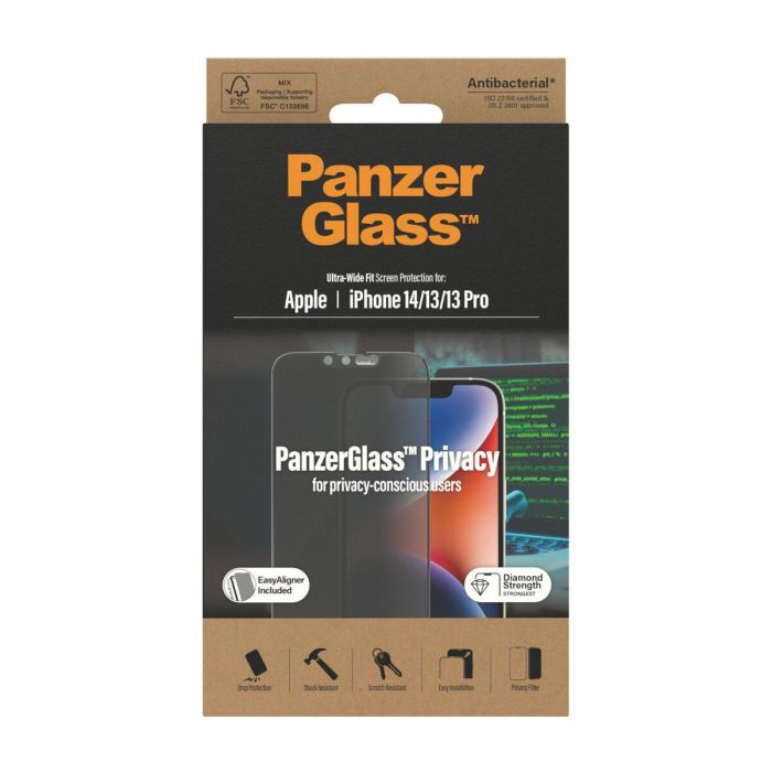 Protector de Pantalla para Móvil Panzer Glass P2783 Apple iPhone 13 Pro iPhone 13 iPhone 14 1 Protector de Pantalla para Móvil Panzer Glass P2783 Apple iPhone 13 Pro iPhone 13 iPhone 14 1