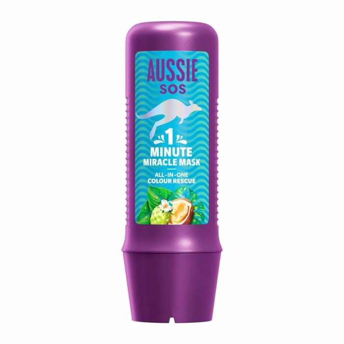 Aussie SOS 1 Minute Miracle Color Rescue Mascarilla Capilar Reparación Intensa 250 ml Aussie SOS 1 Minute Miracle Color Rescue Mascarilla Capilar Reparación Intensa 250 ml