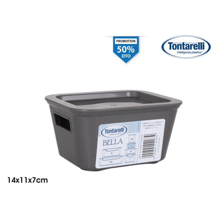 Tontarelli Caja Mini "Bella" 14x11x7 cm con Tapa (12 Unidades) 0 Tontarelli Caja Mini "Bella" 14x11x7 cm con Tapa (12 Unidades) 0