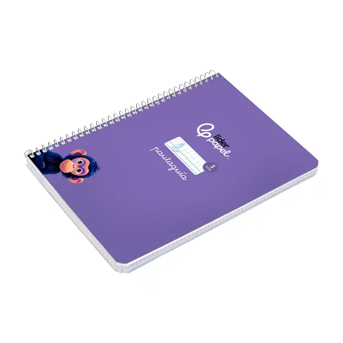 Liderpapel Cuaderno Espiral A5 Pautaguía Tapa Dura 80 Hojas 90gr Cuadro Pautado 5mm Lila 5 Liderpapel Cuaderno Espiral A5 Pautaguía Tapa Dura 80 Hojas 90gr Cuadro Pautado 5mm Lila 5