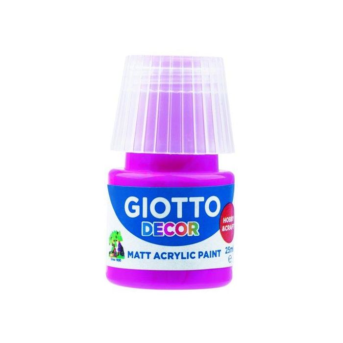 Pintura Acrilica Giotto 25 Ml (Bote) Magenta (Set de 6)
