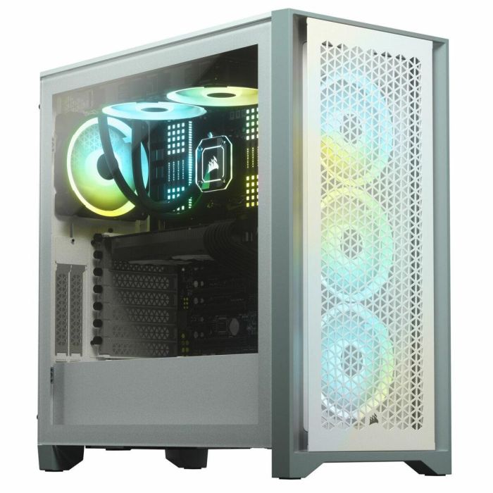 Corsair CC9011201WW Caja PC 4000D Airflow Torre Media con Vidrio Templado y Panel Frontal Ventilado Color Blanco