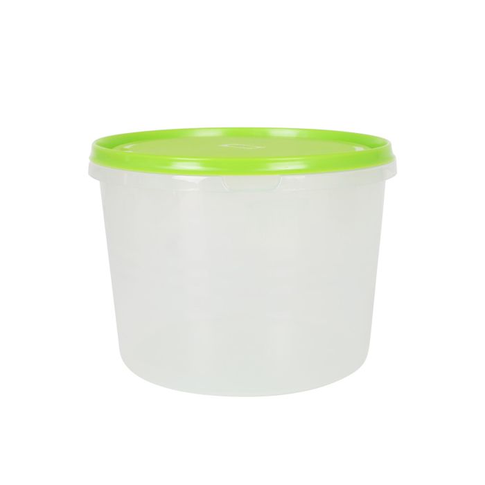 Inde Fiambrera Redonda 2.75L 19x19x14.5 cm (12 Unidades)