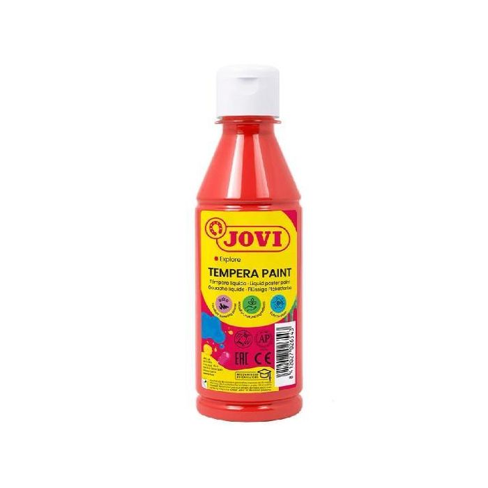 Jovi Témpera Líquida Bermellón Botella De 250 mL Jovi Témpera Líquida Bermellón Botella De 250 mL
