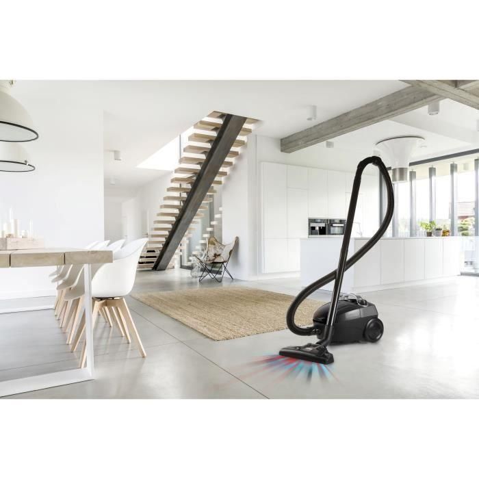 Domo DO1033S Aspiradora compacta con bolsa, 450W de potencia, Filtro HEPA10, capacidad 1.5L, radio de acción 7m, tecnología BACTIA 5