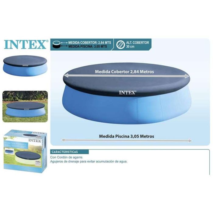 Intex Cubrepiscinas Redondo Easy Set 305 cm 5