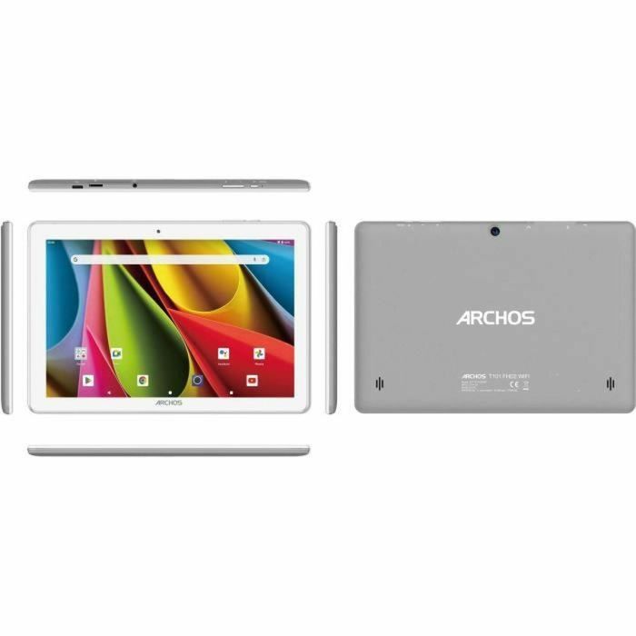 Archos T101 FHD2 Tablet 10.1" FHD Android 14, 4GB RAM, 64GB Almacenamiento, Wifi, Blanco, Procesador Octacore A523 4