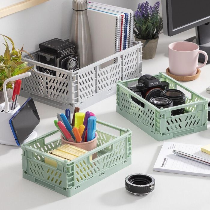 Set de 3 Cajas Organizadoras Plegables y Apilables Boxtor InnovaGoods 0 Set de 3 Cajas Organizadoras Plegables y Apilables Boxtor InnovaGoods 0
