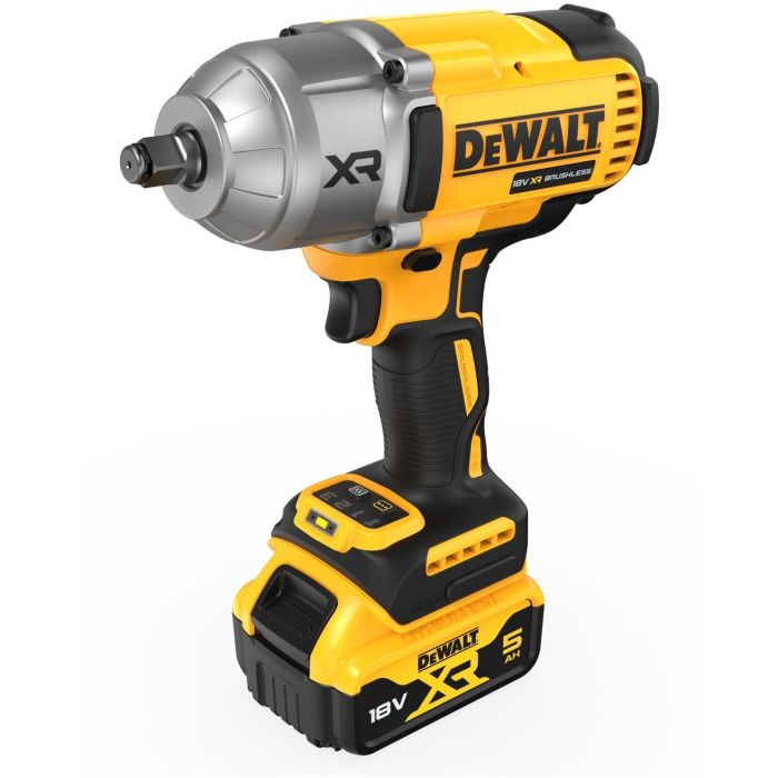 DeWALT DCF900P2T-QW Llave de impacto a batería sin escobillas 1/2" 18V con 1 batería de 5Ah y 1898 Nm de torque 2