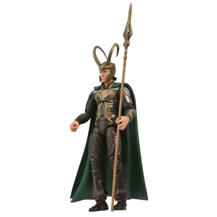 Diamond Select Toys Marvel Thor - Figura de Loki basada en la película, 18 cm con bastón ceremonial 1 Diamond Select Toys Marvel Thor - Figura de Loki basada en la película, 18 cm con bastón ceremonial 1