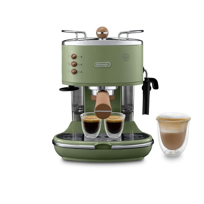 DELONGHI ECOV 310.GR Classic Icona Vintage Espresso Machine - Verde 1