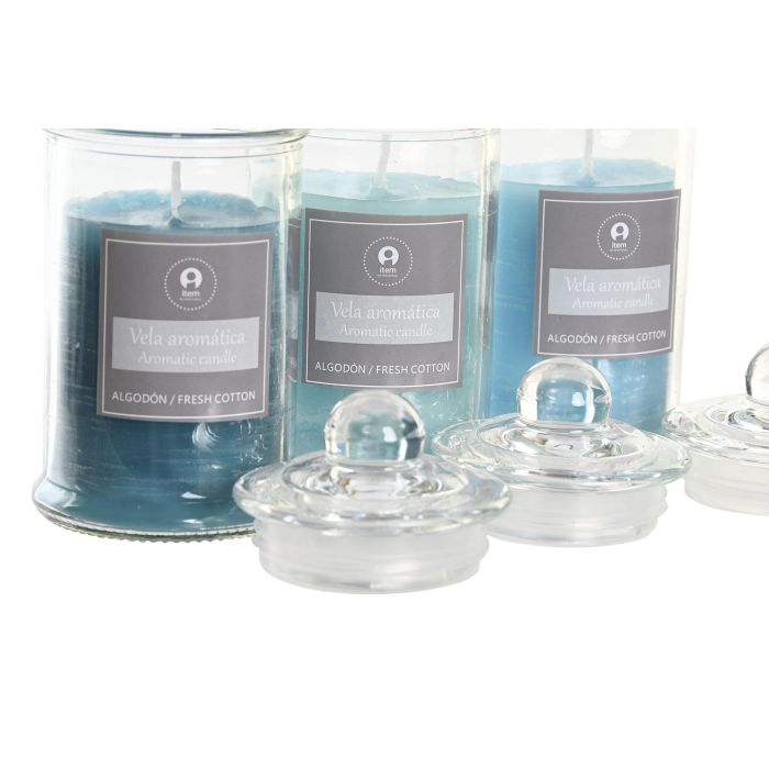 DKD Home Decor Vela de Cristal Surtida Colores Azul, Verde, Turquesa 6x6x11 cm 98g 28 Horas Pack 12 Unidades 2 DKD Home Decor Vela de Cristal Surtida Colores Azul, Verde, Turquesa 6x6x11 cm 98g 28 Horas Pack 12 Unidades 2