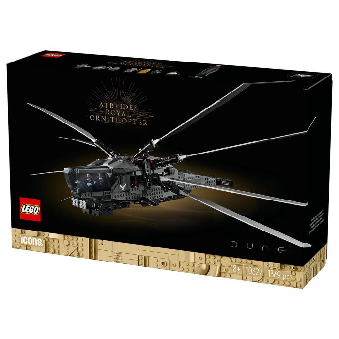 LEGO Icons Dune Atreides Royal Ornithopter 10327 Juego Construcción 1369 Piezas 18+