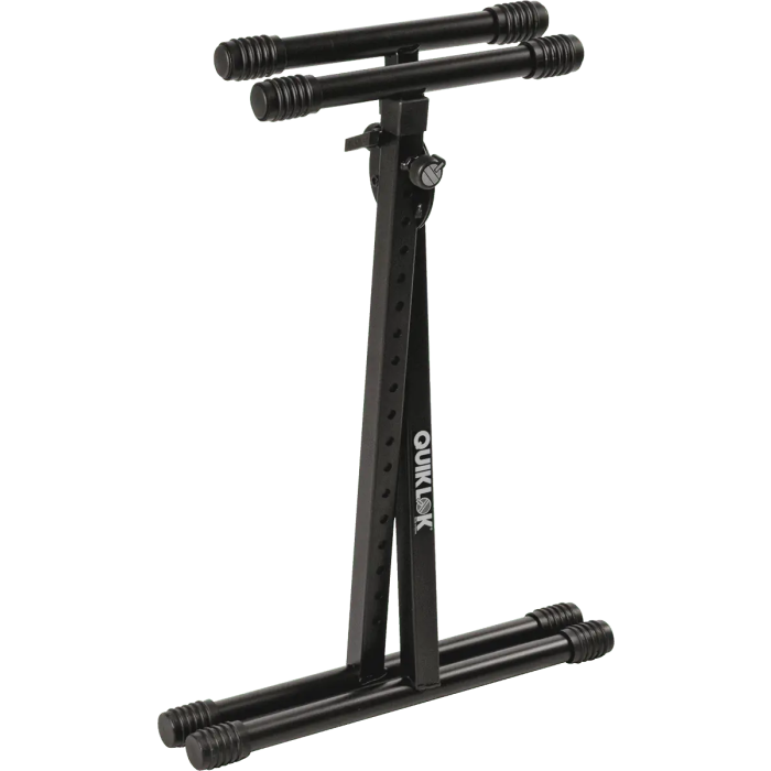 QUIKLOK Soporte Universal Ms237 Formato "X" para Amplificador, Monitores, Teclado (Extensible y Ajustable) 3