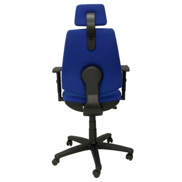 Silla de Oficina con Cabecero Montalvos P&C 942253 Azul 1 Silla de Oficina con Cabecero Montalvos P&C 942253 Azul 1