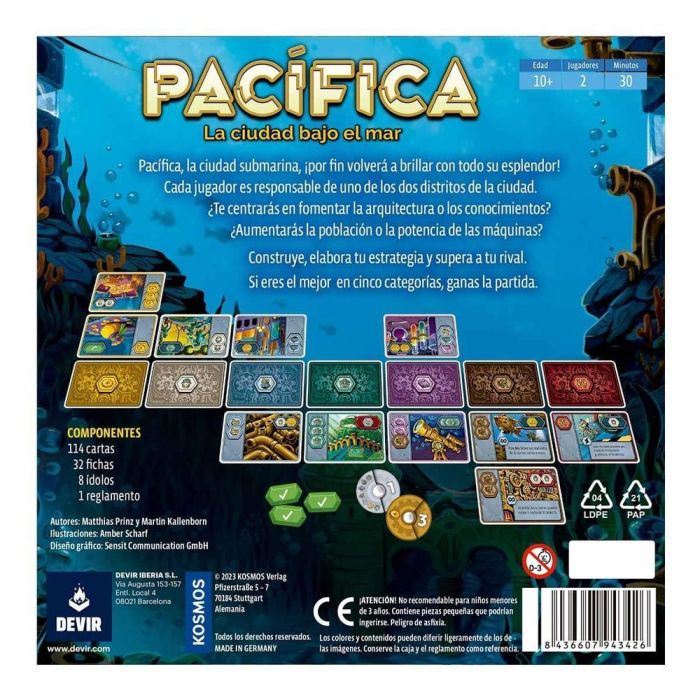 Juego Mesa Devir Pacífica 2