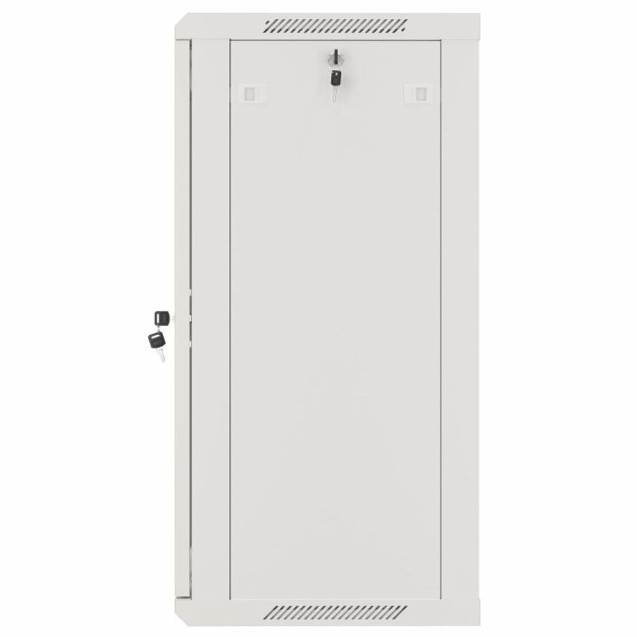 Lanberg WF01-6418-10S Armario Rack de Pared 18U, Color Gris, 60 kg de Capacidad Máxima 3 Lanberg WF01-6418-10S Armario Rack de Pared 18U, Color Gris, 60 kg de Capacidad Máxima 3
