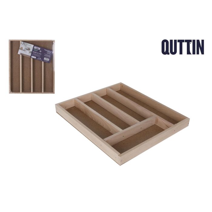 Organizador de cubiertos Quttin 33x28x3.5 cm (12 Unidades) Organizador de cubiertos Quttin 33x28x3.5 cm (12 Unidades)