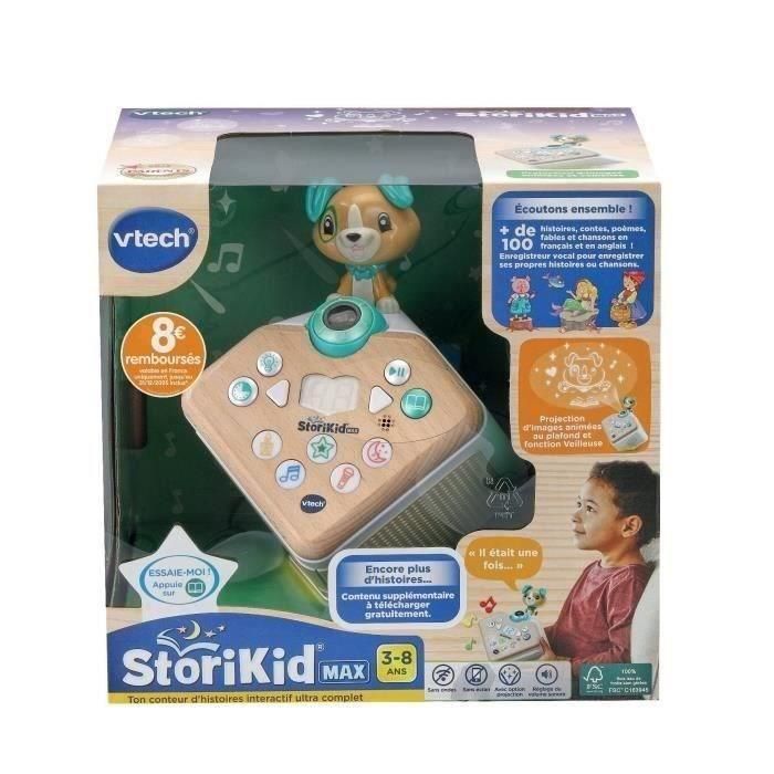 Vtech VT3417766080851 StoriKid Max - Mi Cuentacuentos con parte de Madera FSC 1