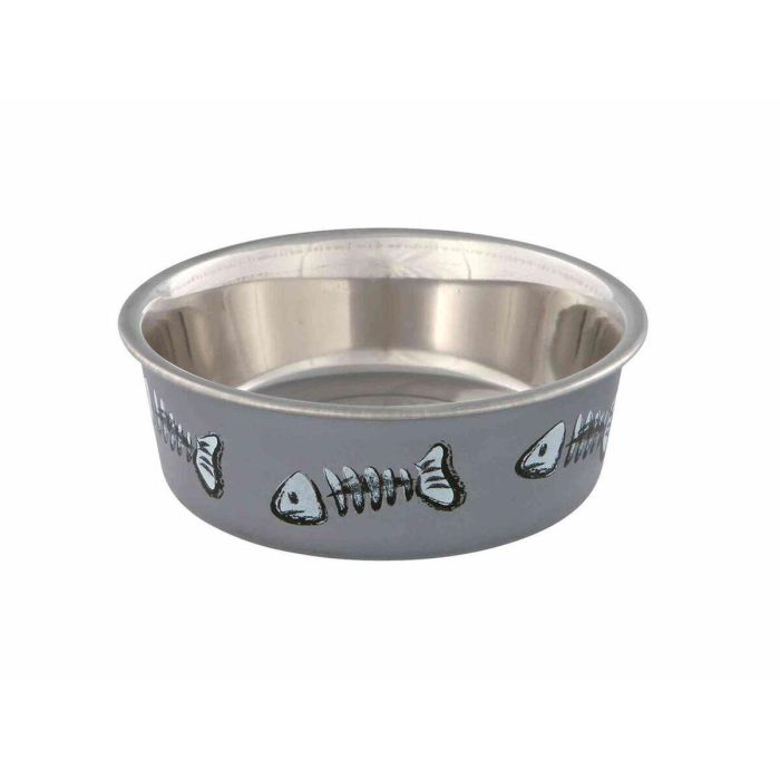 Comedero para Gato Trixie Acero Inoxidable Ø 12 cm 4 Comedero para Gato Trixie Acero Inoxidable Ø 12 cm 4