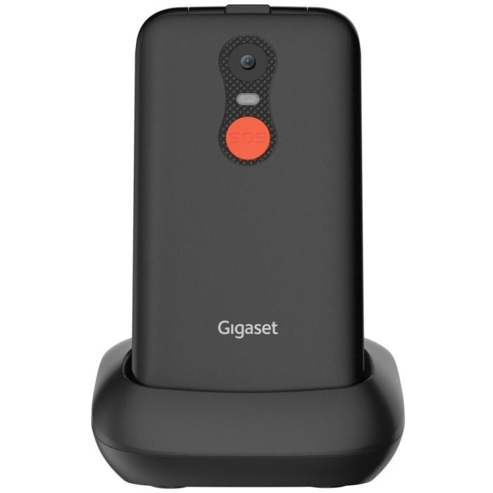 Gigaset GL595 Teléfono Móvil Concha para Personas Mayores Dual SIM, Linterna, Resistente IP44, Pantalla 2.8", Negro 7