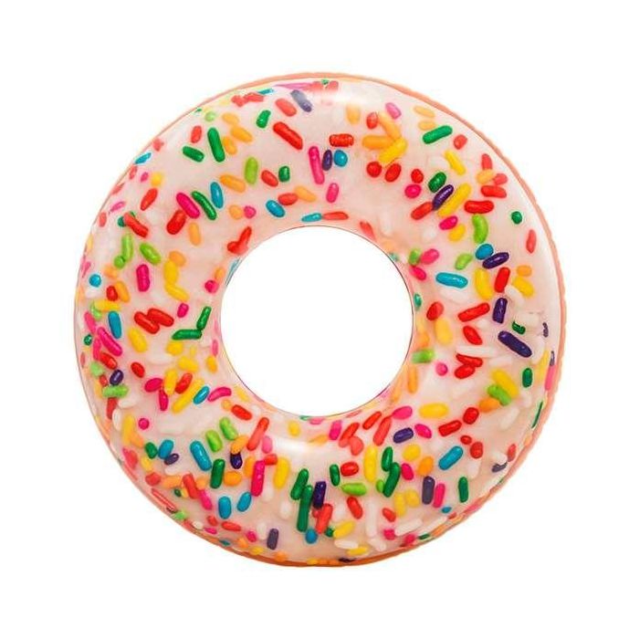 Flotador rueda donut blanco caramelos 99x25 cm (+ 9 años) - modelos surtidos 5 Flotador rueda donut blanco caramelos 99x25 cm (+ 9 años) - modelos surtidos 5