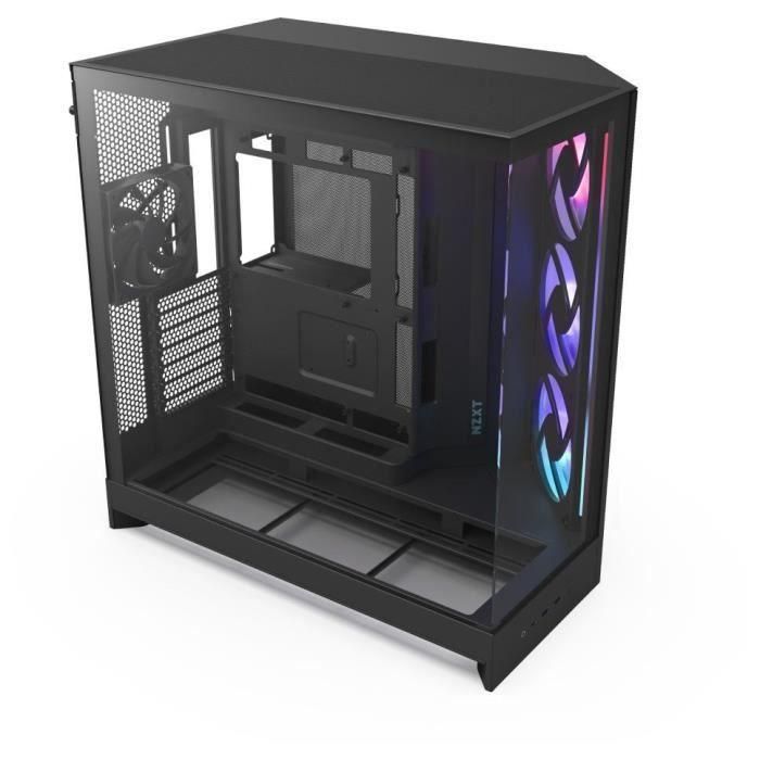 NZXT AAAUF41860 H9 Flow RGB - Caja de torre media, doble cámara, ventiladores RGB incluidos, negro 0 NZXT AAAUF41860 H9 Flow RGB - Caja de torre media, doble cámara, ventiladores RGB incluidos, negro 0