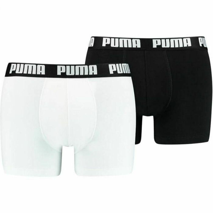 Bóxer de Hombre Puma Basic Negro Blanco